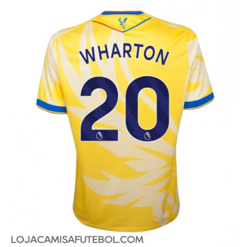 Camisa de Futebol Crystal Palace Adam Wharton #20 Equipamento Secundário 2024-25 Manga Curta